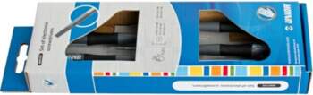 Screwdriver: precision-set; precision; slot; 5pcs; 606CS5E