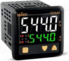 SELEC Meter: temperature controller; on panel