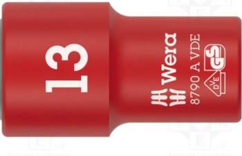 Socket: 6-angles; insulated,socket spanner; HEX