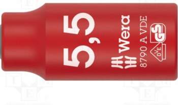 Socket: 6-angles; insulated,socket spanner; HEX
