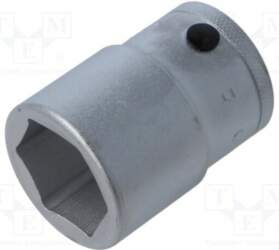 Socket: 6-angles; socket spanner; 27mm; 3/4"