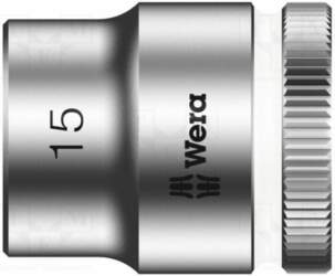 Socket: 6-angles; socket spanner; HEX 15mm