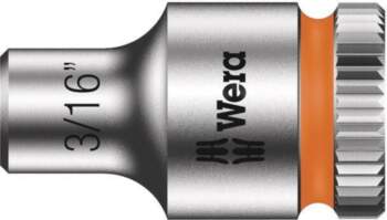Socket: 6-angles; socket spanner; HEX 3/16"