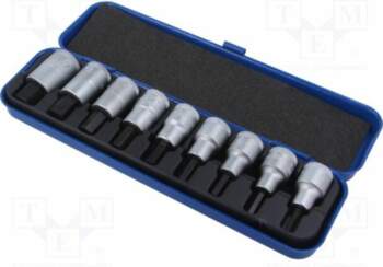 Socket: hex key-bit-set; 9pcs. | GEDORE-6156250