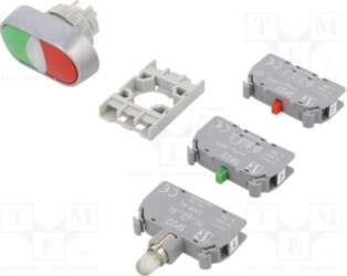 SPAMEL Switch: double; 22mm; Stabl.pos: