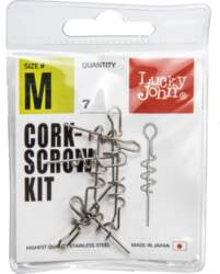 Spirāle Lucky John CORKSCROW KIT, M
