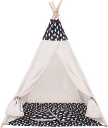 Springos TIP01 MĀKONIS TIPI TELTS, MELNA