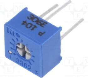 SR PASSIVES Potentiometer: mounting; 100kΩ; single
