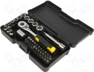 STANLEY Wrench-set; socket spanner; 1/4"; 37pcs