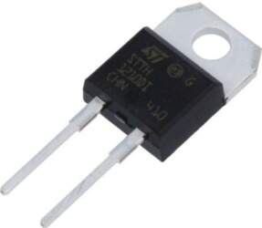 STMICROELECTRONICS Diode: rectifying; THT; 1kV; 12A