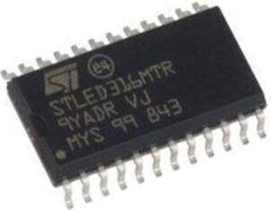 STMICROELECTRONICS IC: driver; LED driver; SO24
