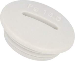 Stopper; PG13,5; IP54; polyamide; grey