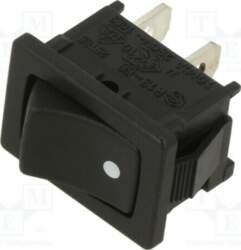SWITCH COMPONENTS ROCKER; SPST; Pos: 2