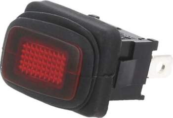SWITCH COMPONENTS ROCKER; SPST; Pos: 2