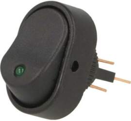 SWITCH COMPONENTS ROCKER; SPST; Pos: 2