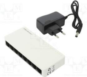 Switch Ethernet; DC socket,RJ45 socket