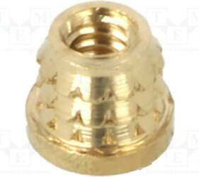 TAPPEX Threaded insert; brass; M1,6