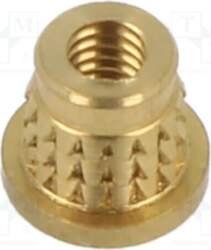 TAPPEX Threaded insert; brass; M2,5