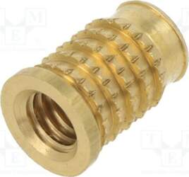 TAPPEX Threaded insert; brass; M6; BN