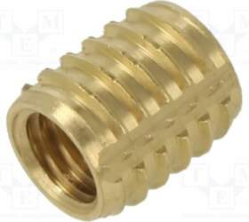 TAPPEX Threaded insert; brass; M8; BN