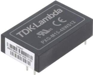 TDK-LAMBDA Converter: DC/DC; 15W; Uin: 18÷75VDC