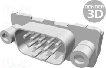 TE CONNECTIVITY Connector: D-Sub; PIN: 9