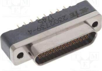 TE CONNECTIVITY Connector: D-Sub; socket; copper