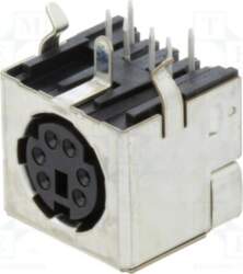 TE CONNECTIVITY Connector: DIN; socket; female
