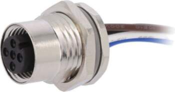 TE CONNECTIVITY Connector: M12; socket; PIN: