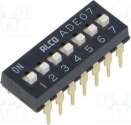 TE CONNECTIVITY Switch: DIP-SWITCH; Poles number: