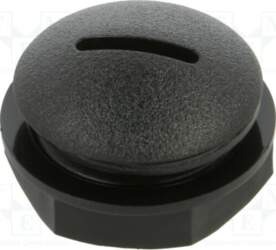 TECHNO Stopper; Size: M20; black; EPDM
