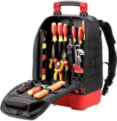 Tools set: general purpose; tool rucksack