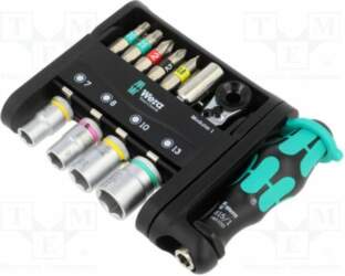 Tools set: screwdriver bits; 1/4"; 21pcs