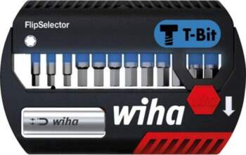 Tools set: screwdriver bits; plastic cassette