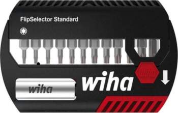 Tools set: screwdriver bits; plastic cassette