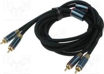 VENTION Cable; RCA plug x2,both