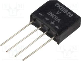 VISHAY Bridge rectifier: single-phase; Urmax: 200V