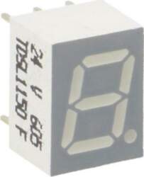 VISHAY Display: LED; 7-segment; 7mm; 0