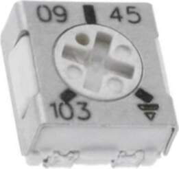 VISHAY Potentiometer: mounting; 10kΩ; single turn
