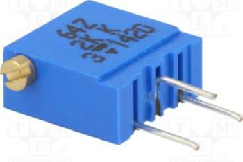 VISHAY Potentiometer: mounting; 2kΩ; multiturn; vertical