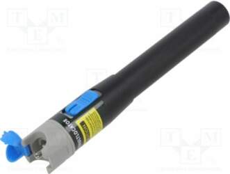 Visual fault locator; Application: fiber optics