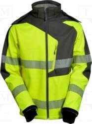 VIZWELL Softshell jacket; Size: M; fluorescent