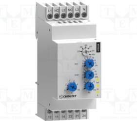 Voltage monitoring relay; for DIN rail
