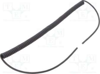 Wire: coiled; 2x0.14mm2; shielded,braid