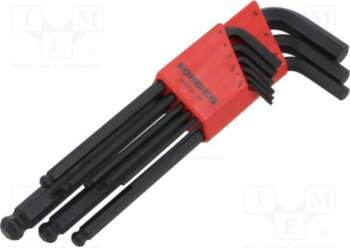Wrench: hex key-set; spherical; ProTanium®,steel