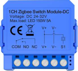 1-channel ZigBee switch module with voltage-free