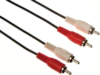 2 x RCA AUDIO PLUG TO
