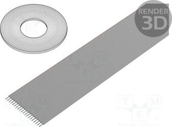 3M Wire: ribbon; 1mm; stranded; Cu
