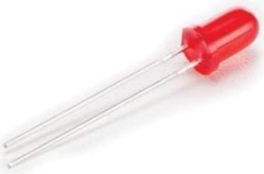 5mm standard LED lamp red diffused