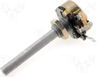 AB ELEKTRONIK Potentiometer: shaft; 500Ω; single